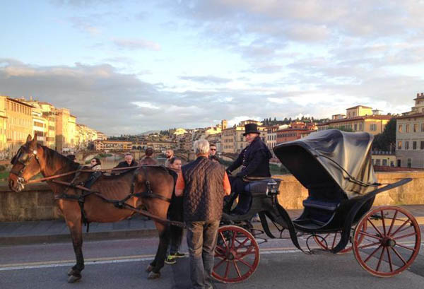 Firenze, riprese del film Il Giovane favoloso