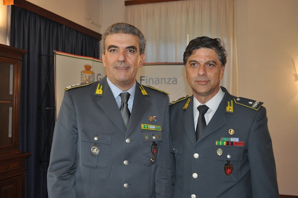 I generali Andrea De Gennaro e Leandro Cuzzocrea