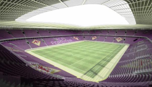 Il progetto del nuovo stadio della Fiorentina a Novoli
