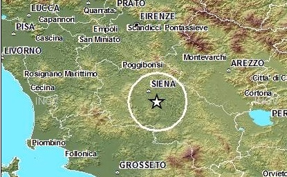 Terremoto Siena