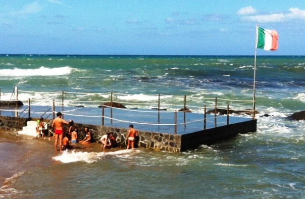 Mareggiata a Castiglioncello per Ferragosto