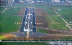 La pista dell'aeroporto fiorentino di Peretola