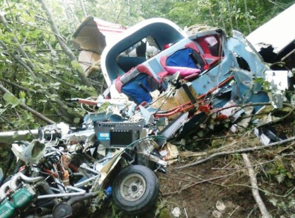 Ultraleggero precipitato: era diretto all'Isola d'Elba