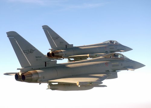 Due caccia intercettori Eurofighter si sono alzati in volo da Grosseto