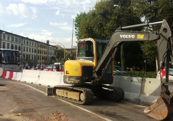 Cantieri della tramvia, nuova viabilità all'incrocio Strozzi-Lavagnini