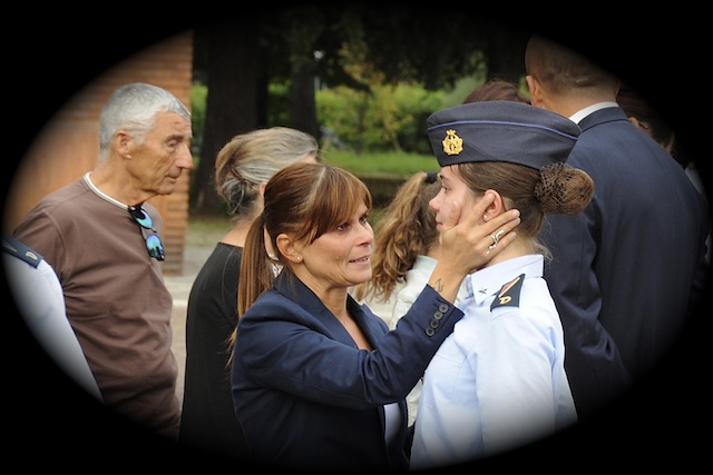 Primo giorno per gli allievi della Scuola Militare Douhet