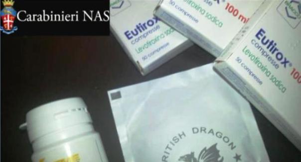 Farmaci anabolizzanti sequestrati dai Nas nell'operazione Big Bull