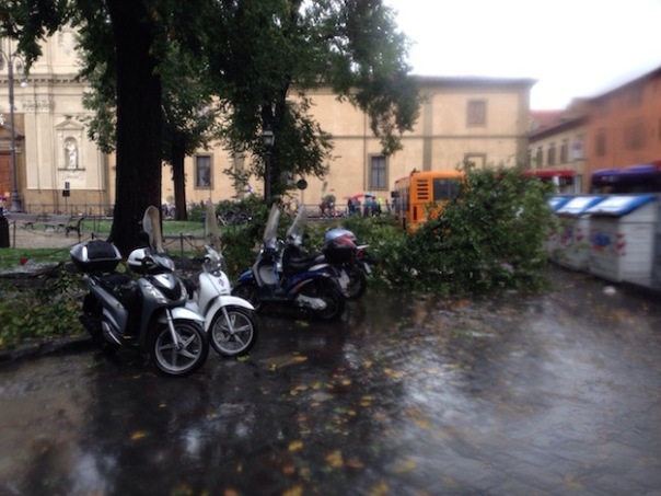 Nubifragio in Piazza San Marco