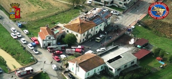 Nubifragio e tromba d'aria nell'Empolese, venerdì 19 settembra