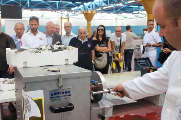 Pesce in vendita appena pescato a Viareggio