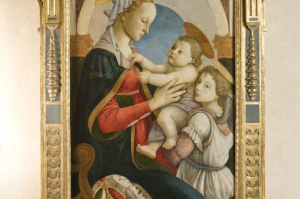 La «Madonna col Bambino e un angelo» di Botticelli