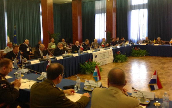 La riunione dei vertici militari dell'Eumc presso l'Isma di Firenze