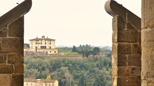 Forte Belvedere visto dalla Torre di Arnolfo