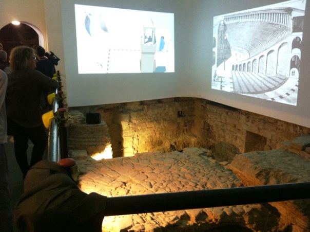 Il teatro romano di Firenze, sotto Palazzo Vecchio, visitabile da dicembre 2014