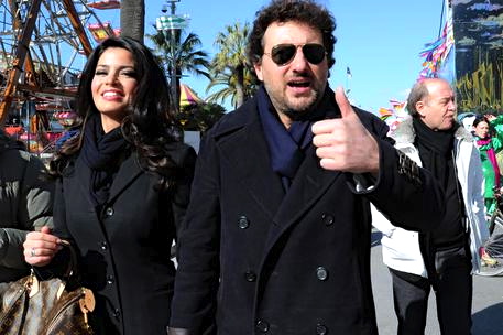 Leonardo Pieraccioni e Laura Torrisi