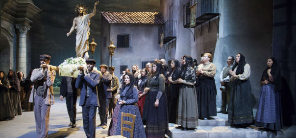 Una scena di «Cavalleria rusticana»