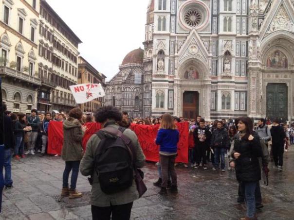 Manifestazione di studenti