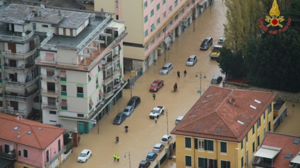Alluvione a Carrara
