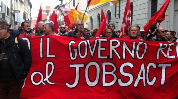 Le manifestazioni in Toscana per lo sciopero generale di venerdì12 dicembre