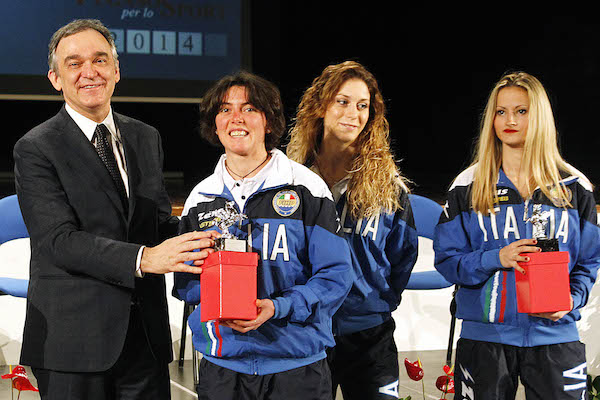 Momenti della premiazione dell'anno passato allo Spazio reale