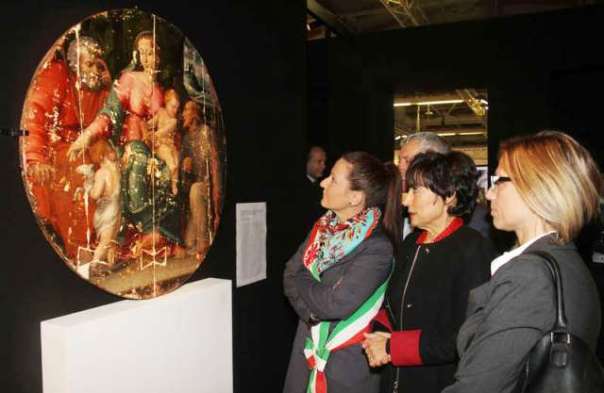 Salone del Restauro, Sara Nocentini e Cristina Giachi all'inaugurazione in Fortezza