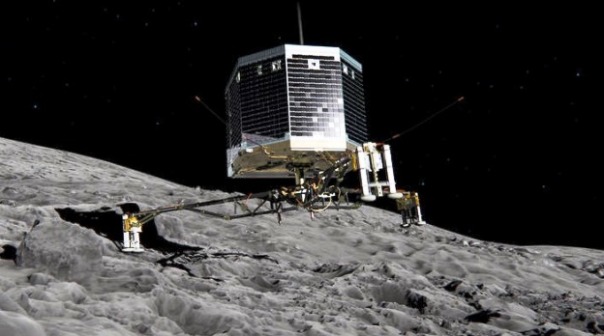 Il lander Philae atterra sulla cometa 67/p dopo essersi staccato dalla sonda madre Rosetta