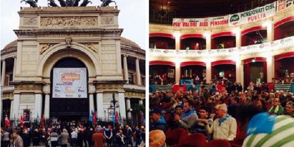 Manifestazioni dei pensionati