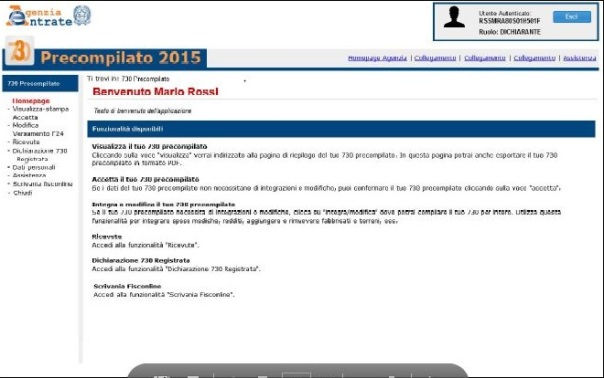 Il nuovo modello precompilato