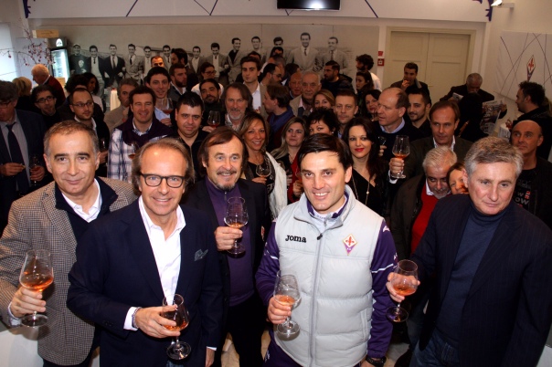 Cognigni, Della Valle, Guerini, Montella e Pradè al brindisi con la stampa