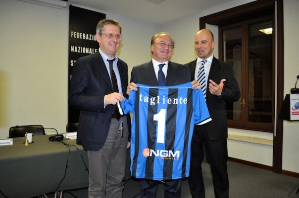 Il sindaco di Pisa Marco Filippeschi con il prefetto Tagliente