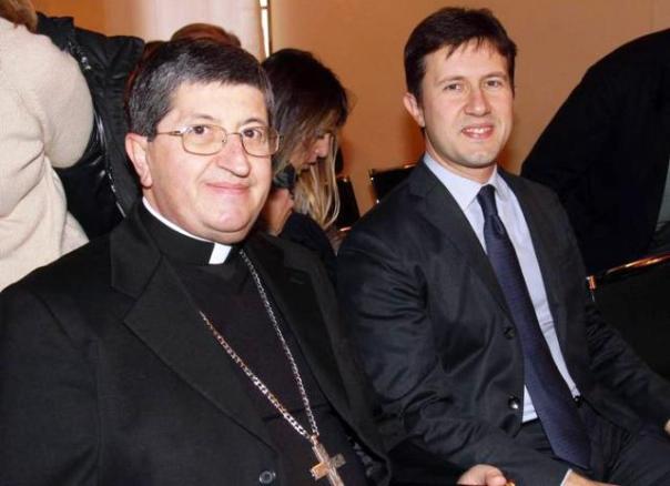Da sinistra, il cardinale Giuseppe Betori e il sindaco Dario Nardella