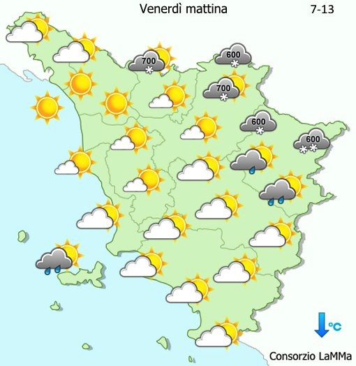 Le previsioni per il 26 dicembre