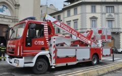 La nuova piattaforma aerea Vigili del Fuoco