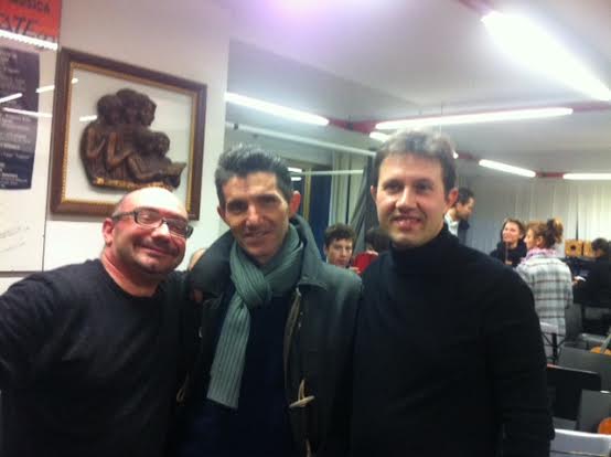 Il sovrintendente della scuola di Fiesole Cinatti (al centro) e il maestro Edoardo Rosadini (a sinistra) con il sindaco di Firenze, Dario Nardella  DR 2 allegati