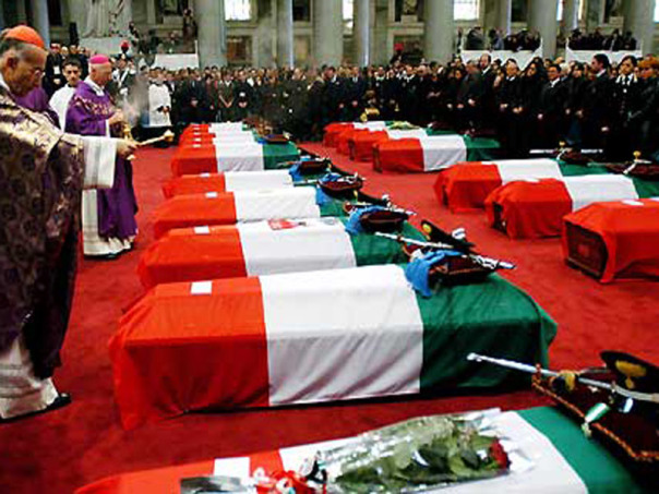 Funerali di vittime del dovere