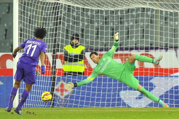 Il rigore trasformato da Cuadrado