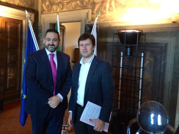 Alex Cruz e Dario Nardella