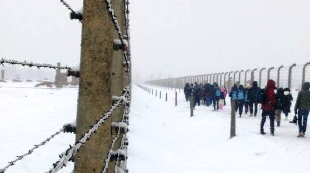 Auschwitz, studenti al campo dello sterminio