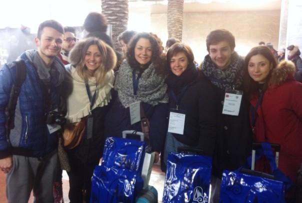 I 6 studenti dell'Istituto Tecnico Commerciale "Bandini" di Siena