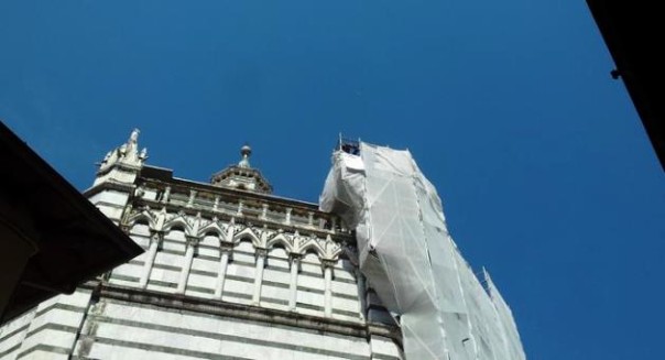 Il Battistero di Pistoia: Stefano Barli e Catiuscia Grossi vi sono rimasti due giorni