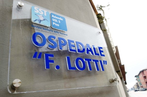 L'ospedale Lotti a Pontedera