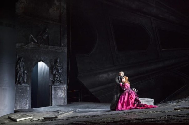 Un momento delle prove de «I Puritani»