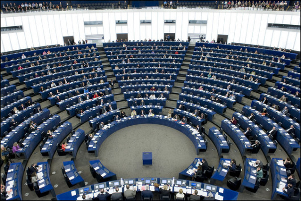 Il Parlamento europeo (semivuoto)
