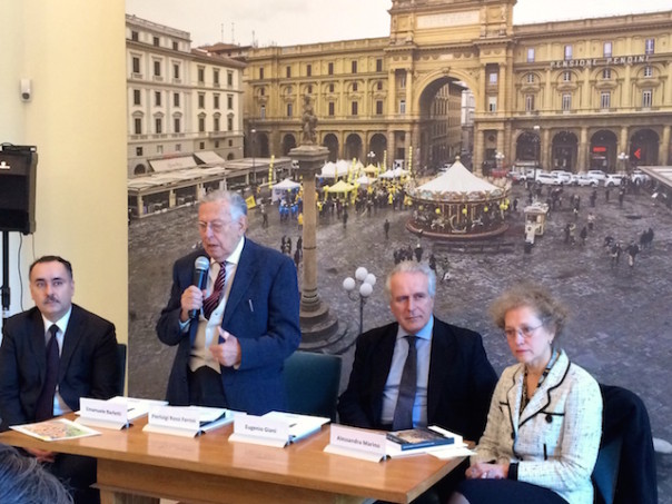 da sin. Emanuele Barletti, Pierluigi Rossi Ferrini, Eugenio Giani e  Alessandra Marino