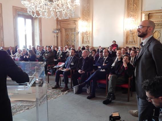 La cerimonia di premiazione della prima edizione del Premio, nel 2014