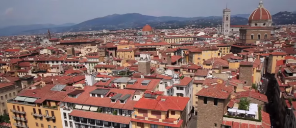 Firenze ripresa da un drone