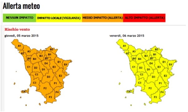 Continua l'allerta meteo anche per venerdì 6 marzo