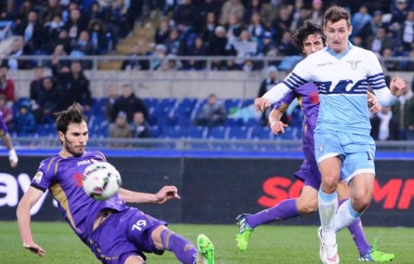 Lazio-Fiorentina 4-0, Milo Klose: autore di due gol