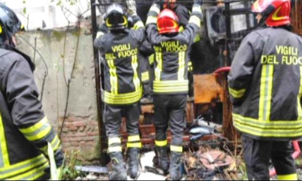 Sono intervenuti i vigili del fuoco