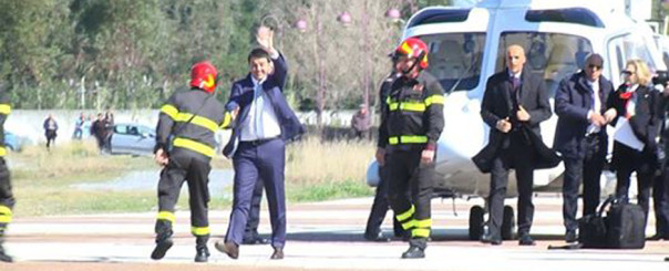 L'elicottero di Renzi